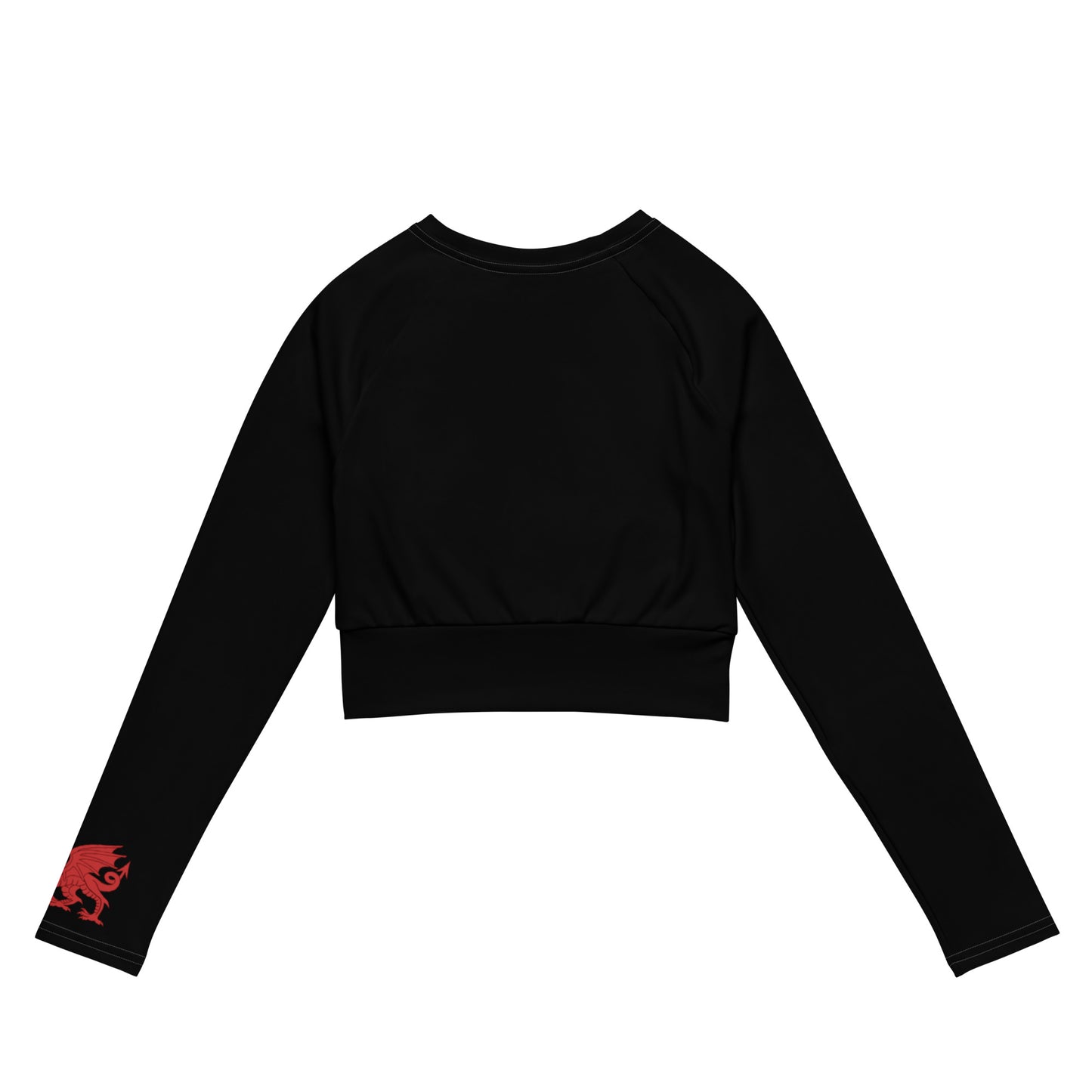 Cymru - Recycled long-sleeve crop top