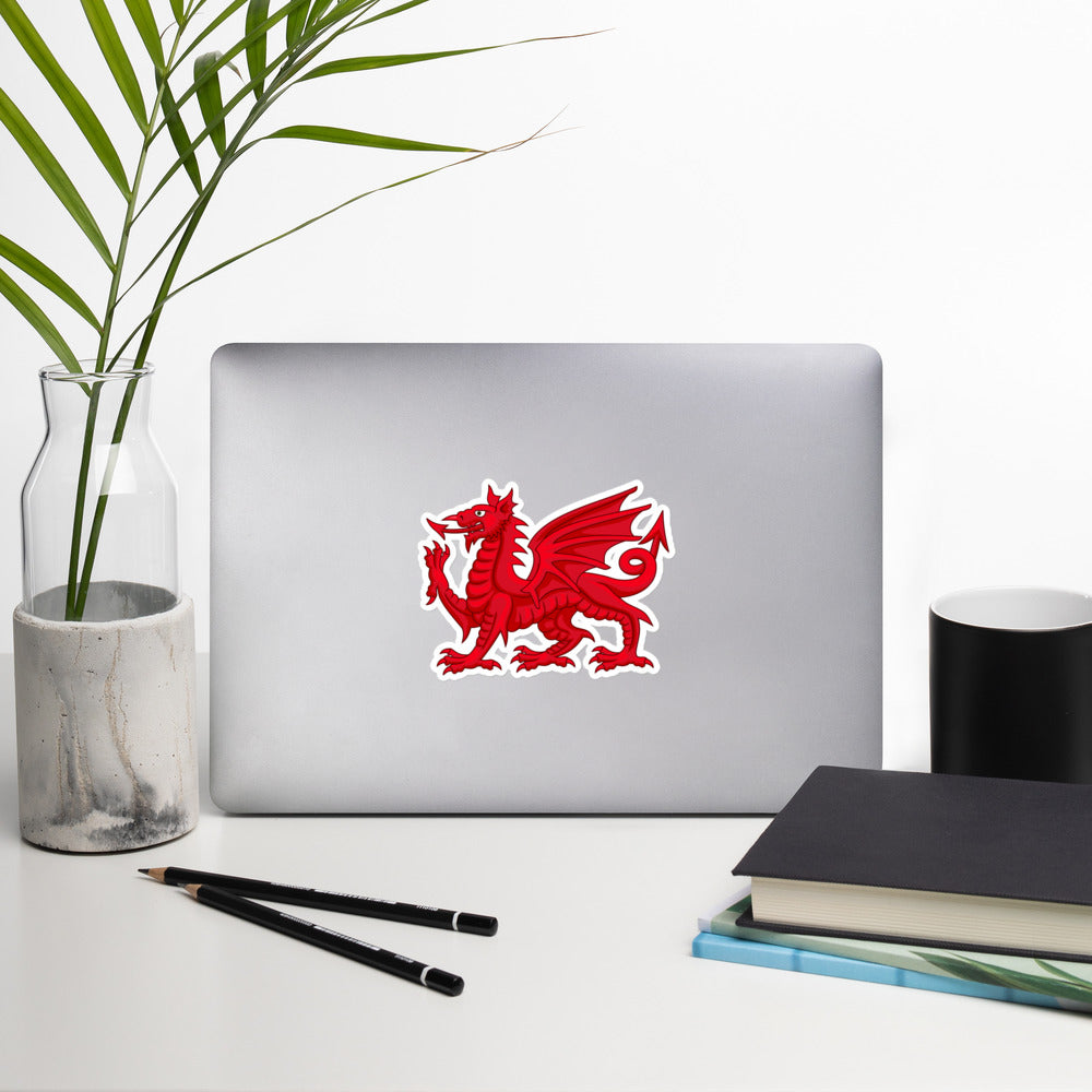 Welsh Flag - Bubble-free stickers