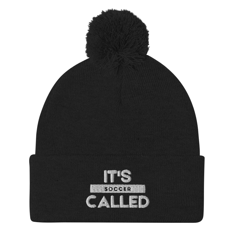 It's Called Soccer! - Pom-Pom Beanie