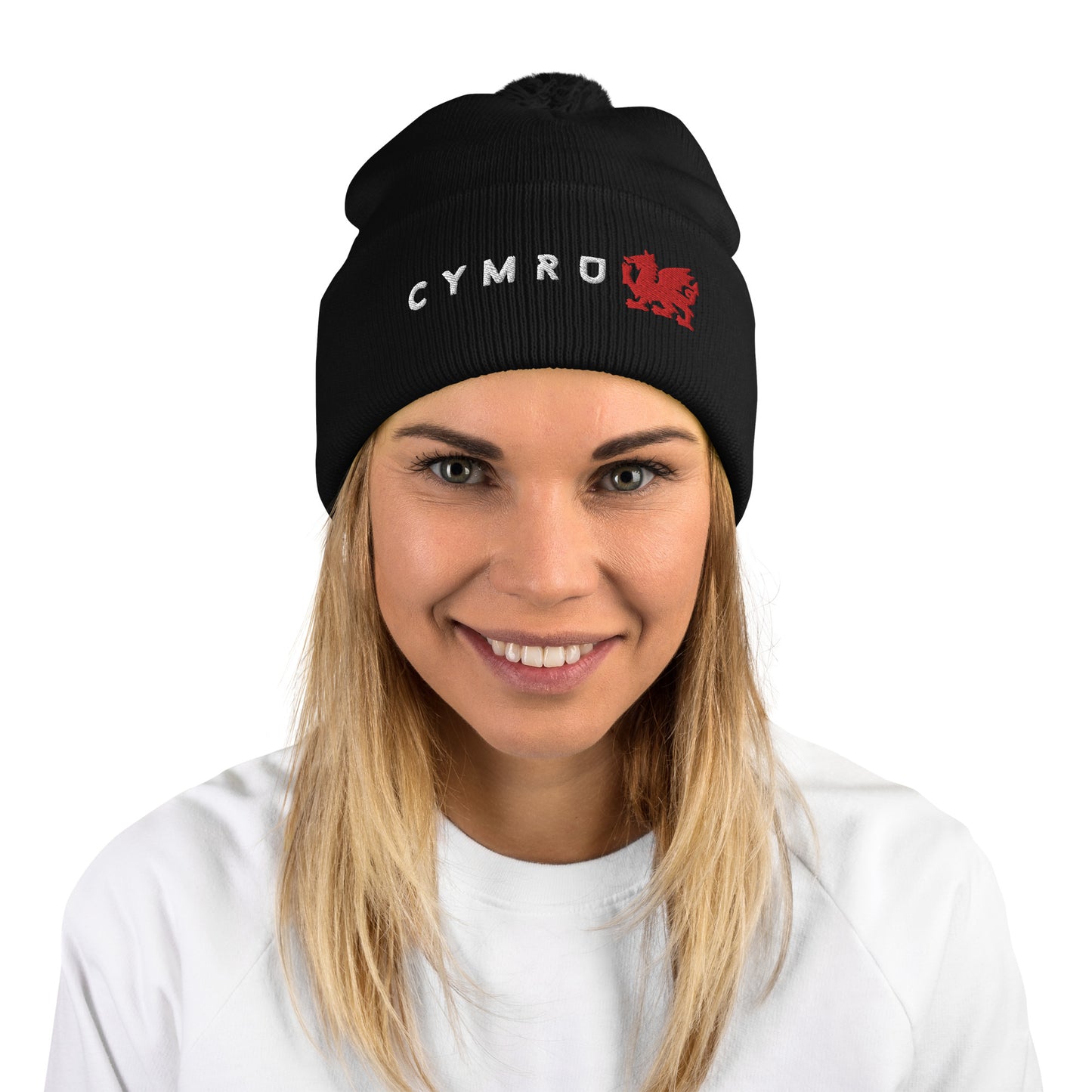 Cymru - Pom-Pom Beanie