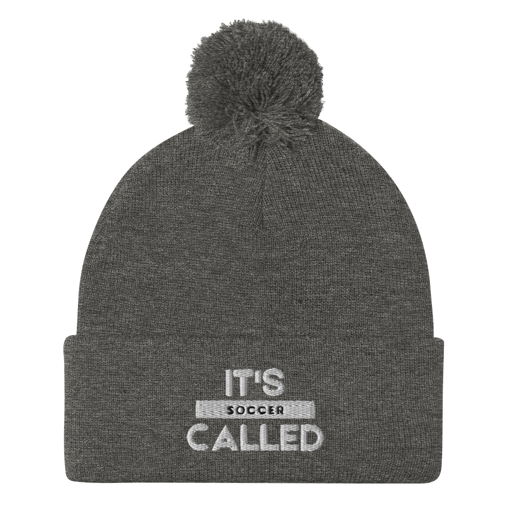 It's Called Soccer! - Pom-Pom Beanie