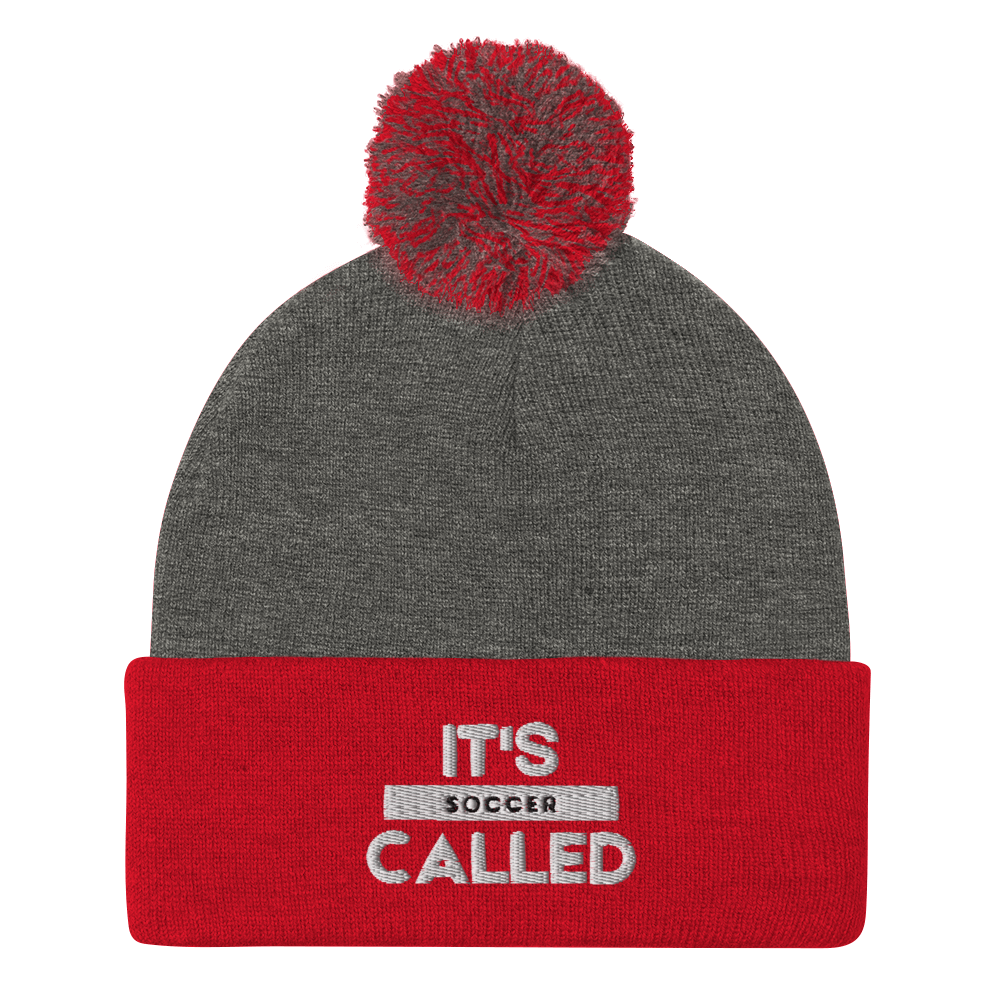 It's Called Soccer! - Pom-Pom Beanie