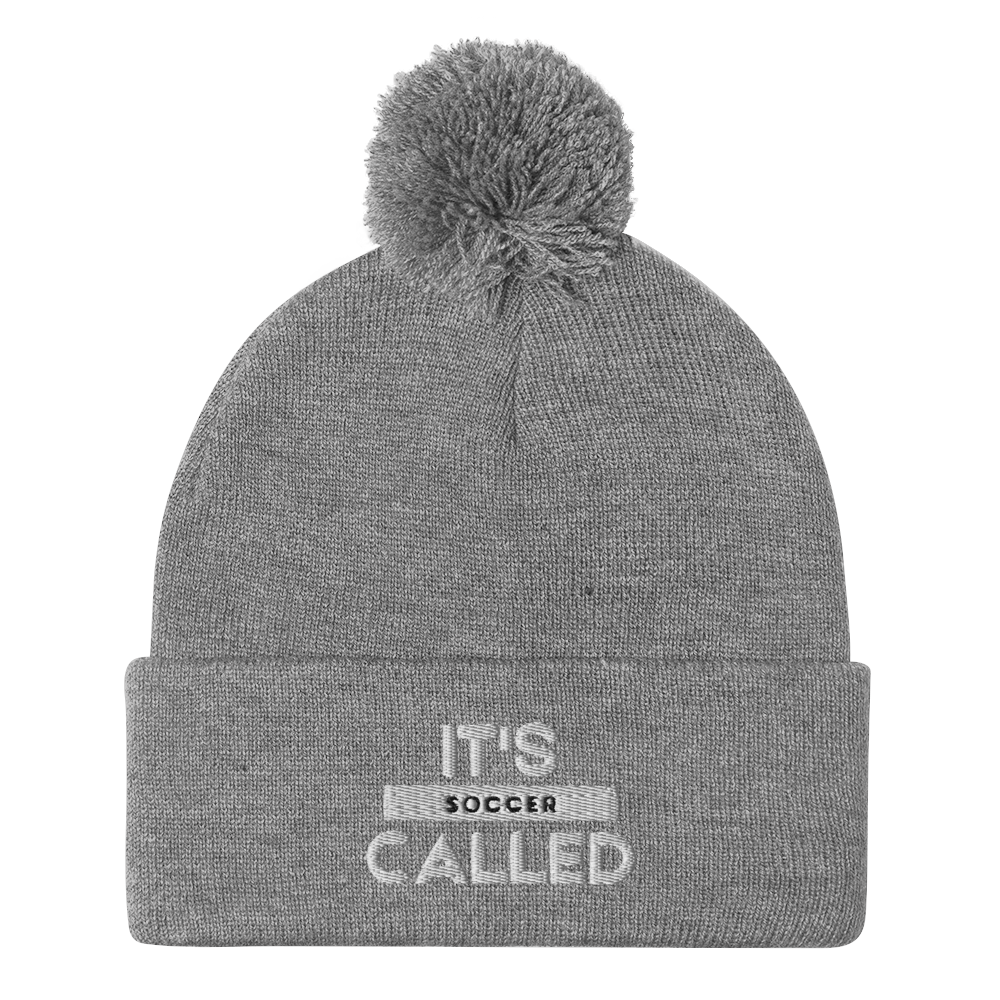 It's Called Soccer! - Pom-Pom Beanie