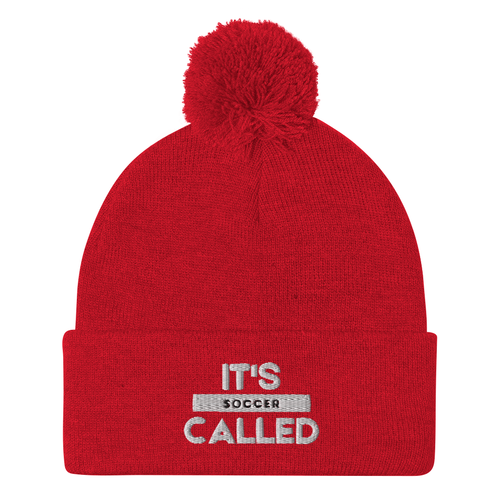 It's Called Soccer! - Pom-Pom Beanie