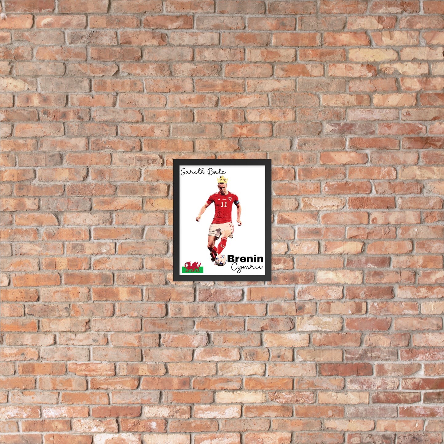 Brenin Cymru - Framed photo paper poster