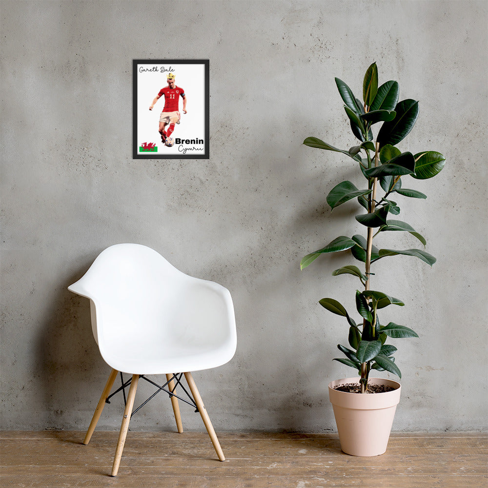 Brenin Cymru - Framed photo paper poster