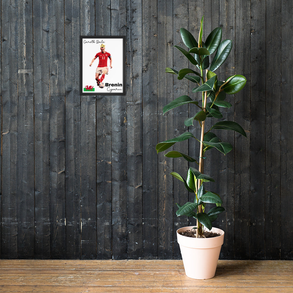 Brenin Cymru - Framed photo paper poster