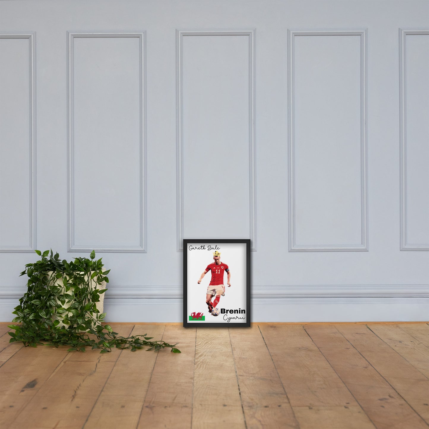 Brenin Cymru - Framed photo paper poster
