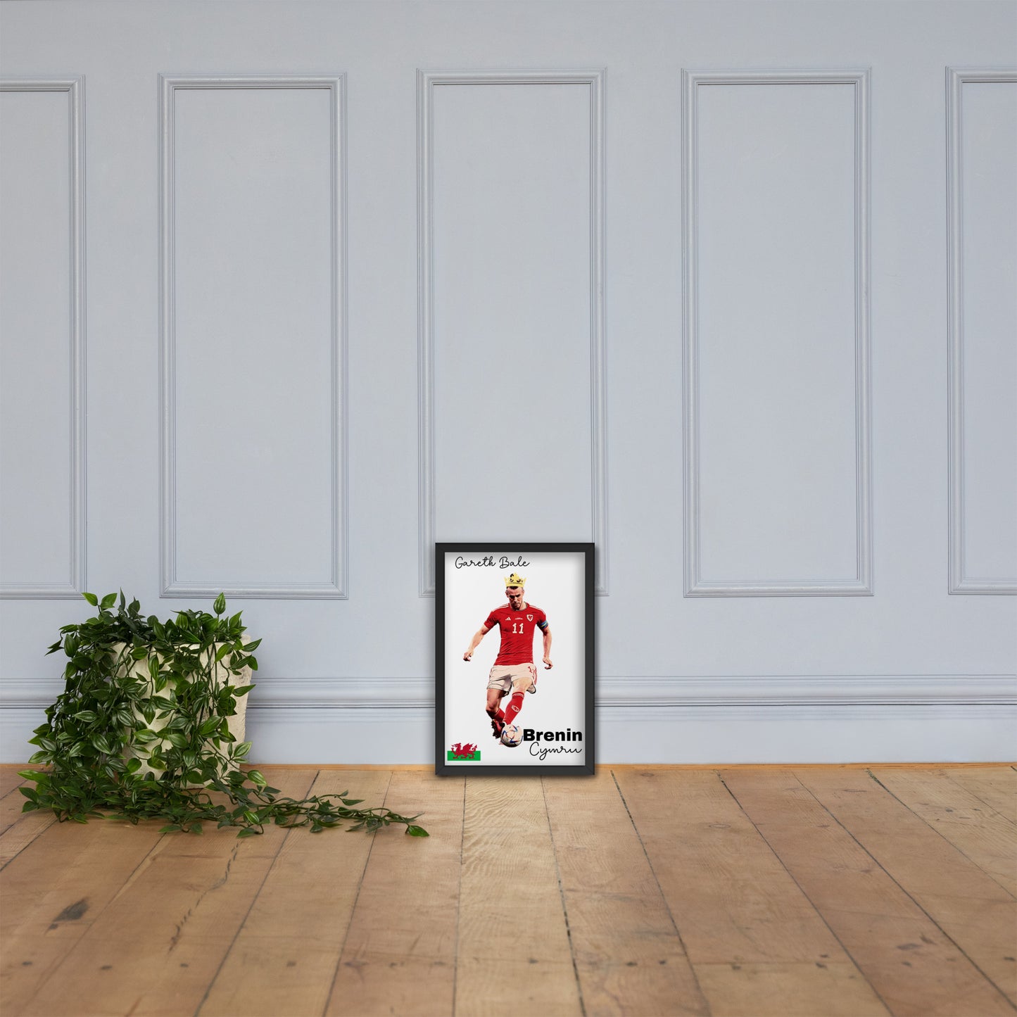 Brenin Cymru - Framed photo paper poster