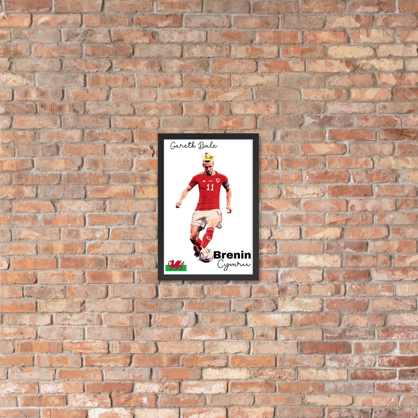 Brenin Cymru - Framed photo paper poster