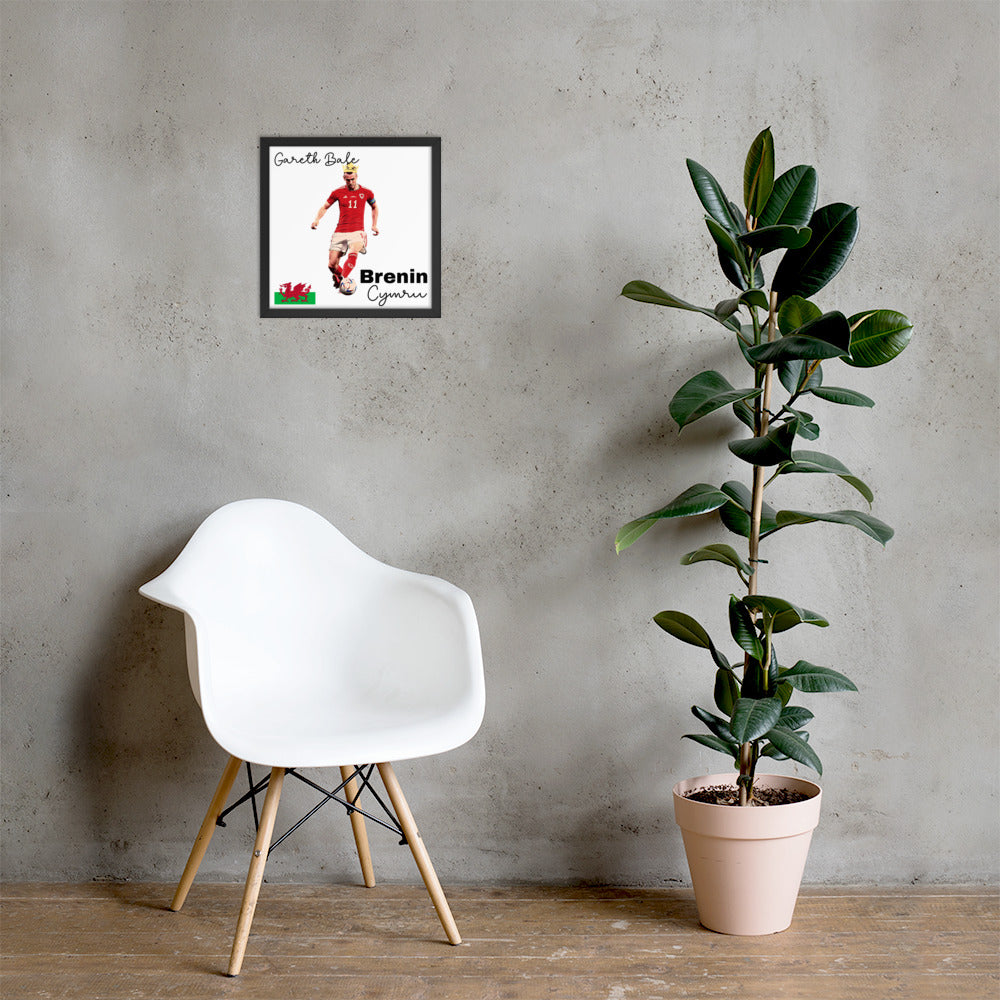 Brenin Cymru - Framed photo paper poster