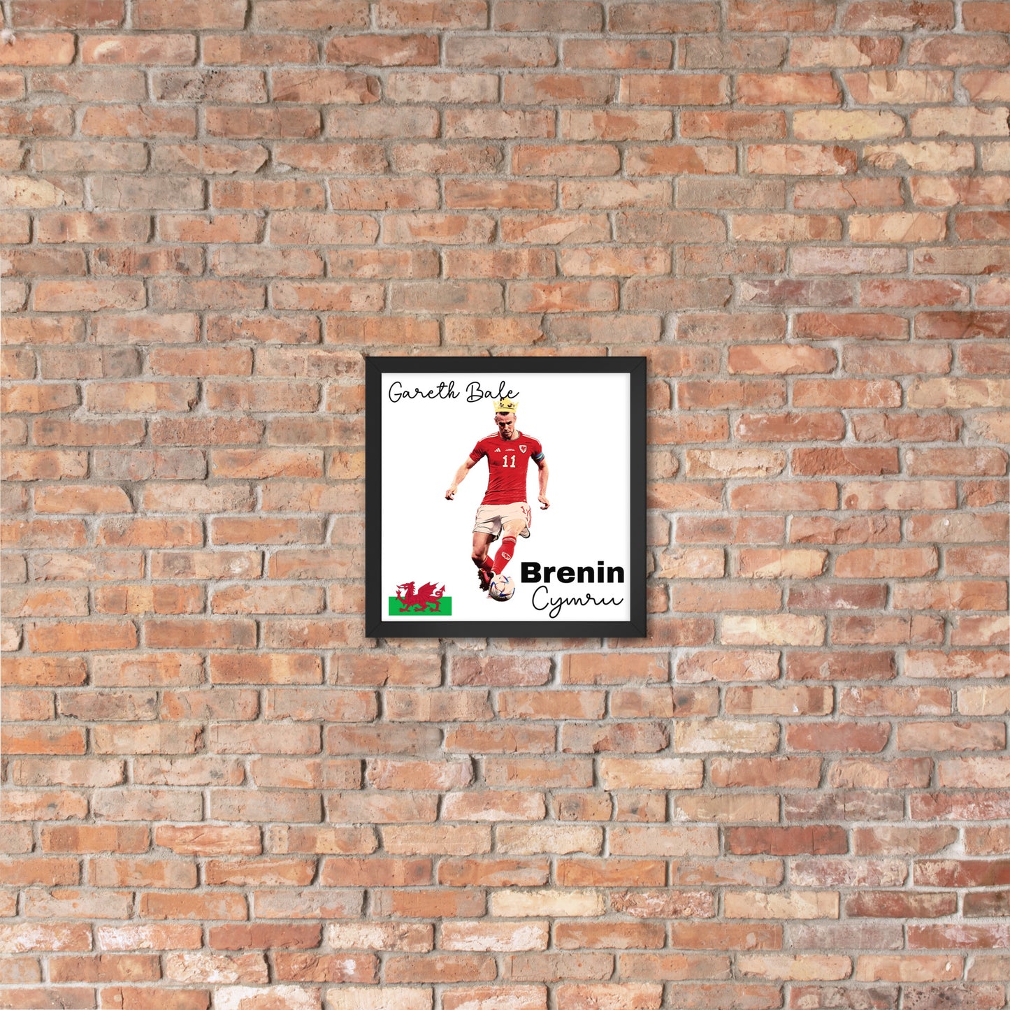 Brenin Cymru - Framed photo paper poster