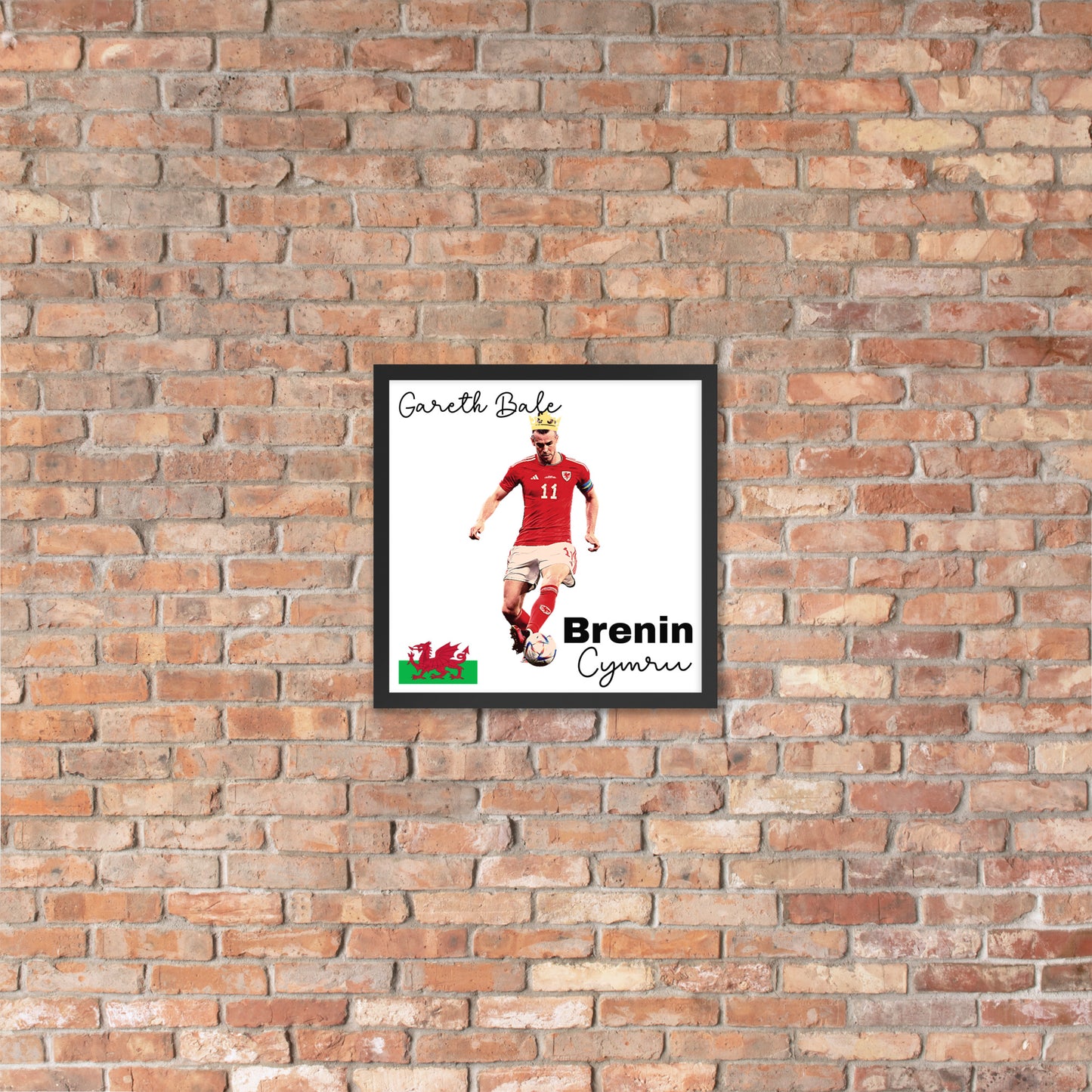 Brenin Cymru - Framed photo paper poster