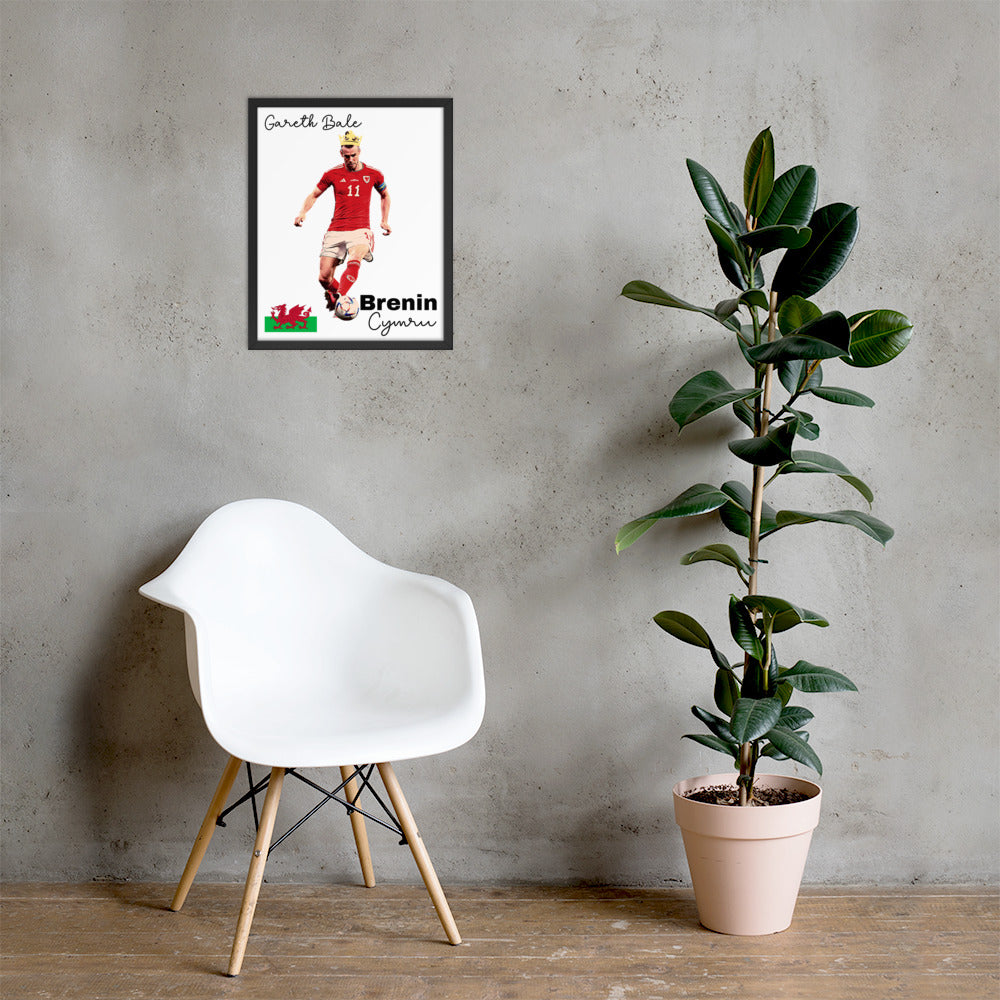 Brenin Cymru - Framed photo paper poster