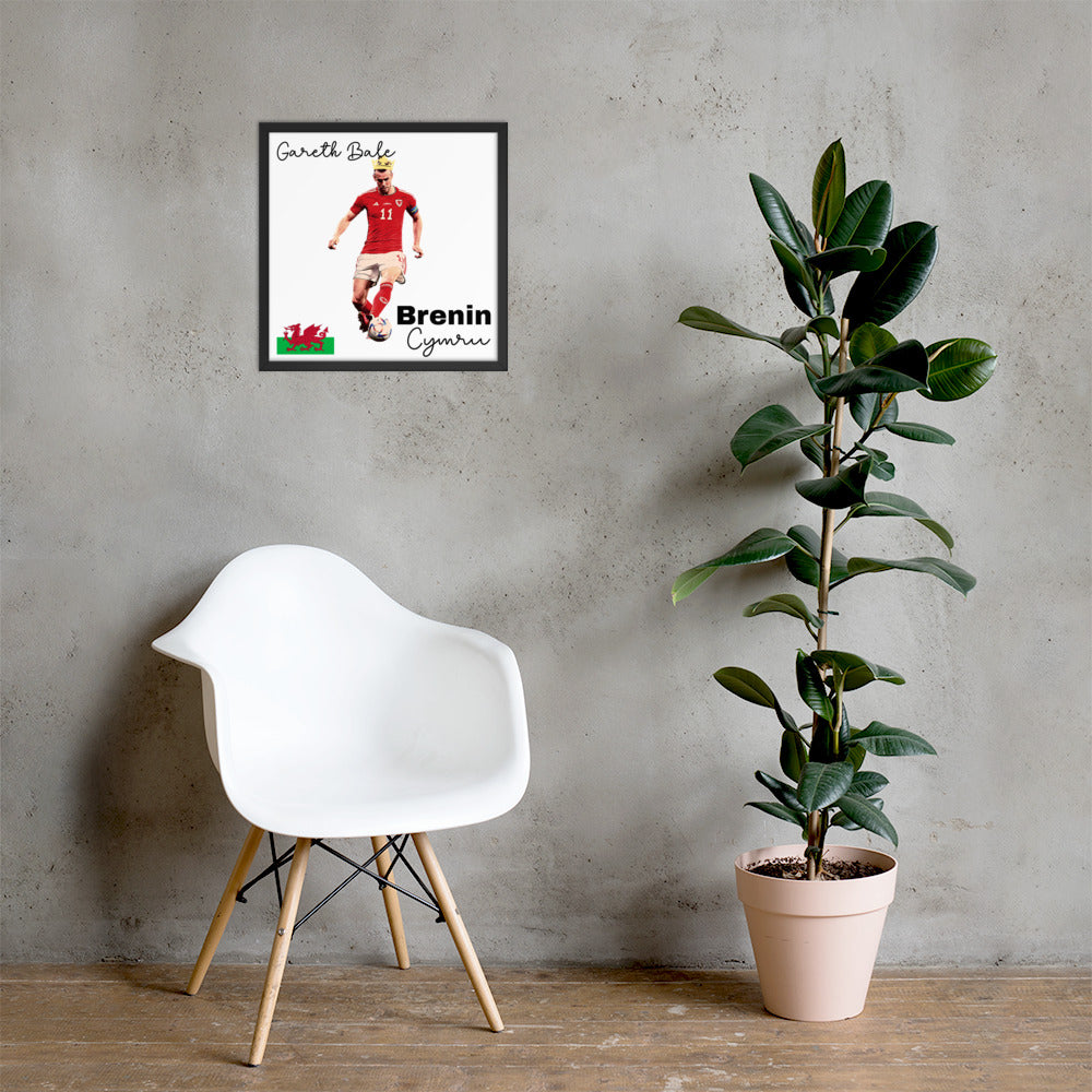 Brenin Cymru - Framed photo paper poster