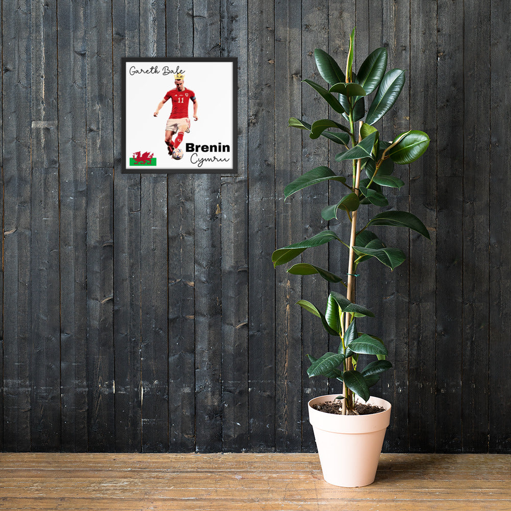 Brenin Cymru - Framed photo paper poster