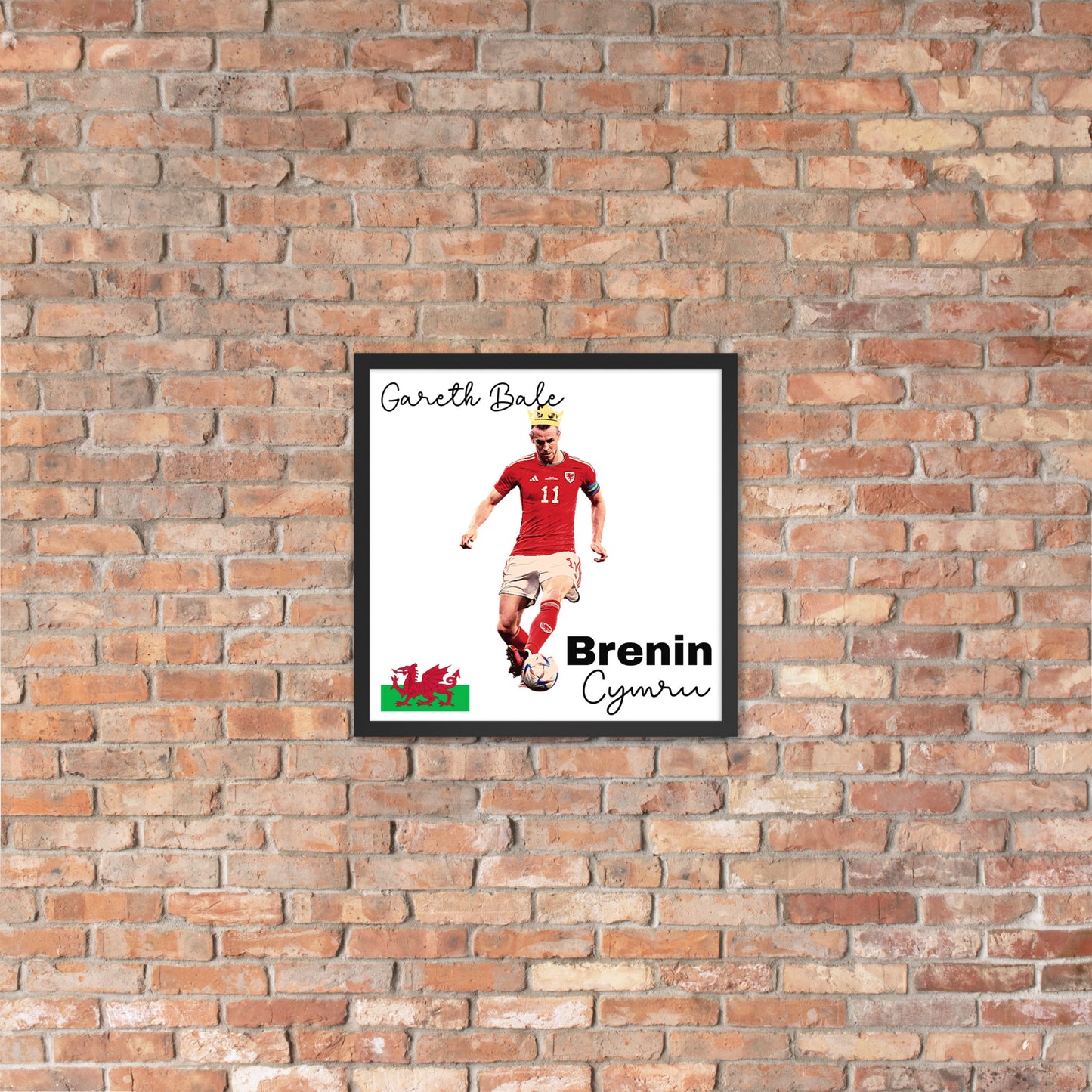 Brenin Cymru - Framed photo paper poster