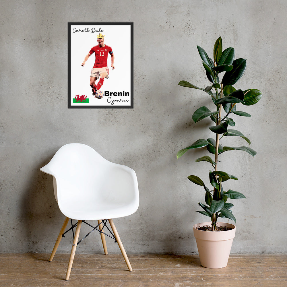 Brenin Cymru - Framed photo paper poster