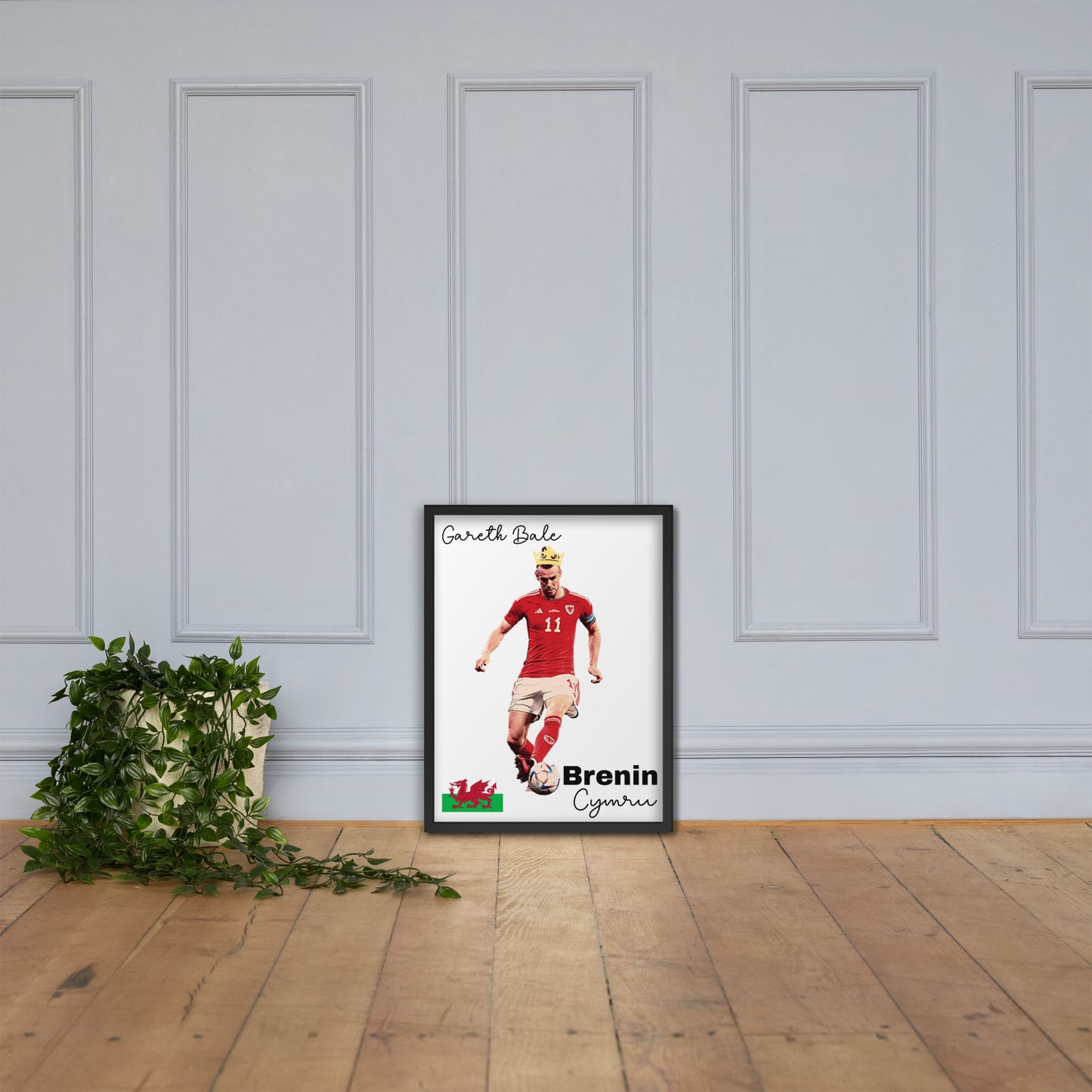 Brenin Cymru - Framed photo paper poster