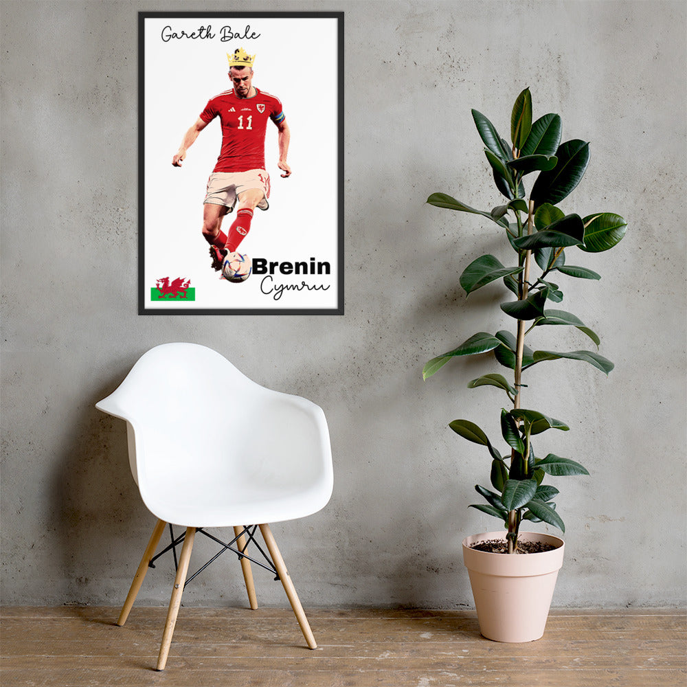 Brenin Cymru - Framed photo paper poster