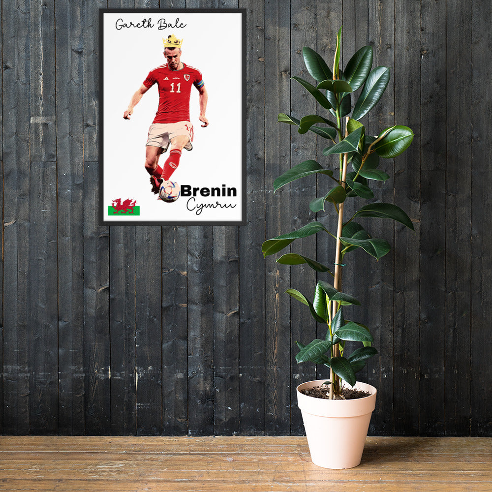 Brenin Cymru - Framed photo paper poster