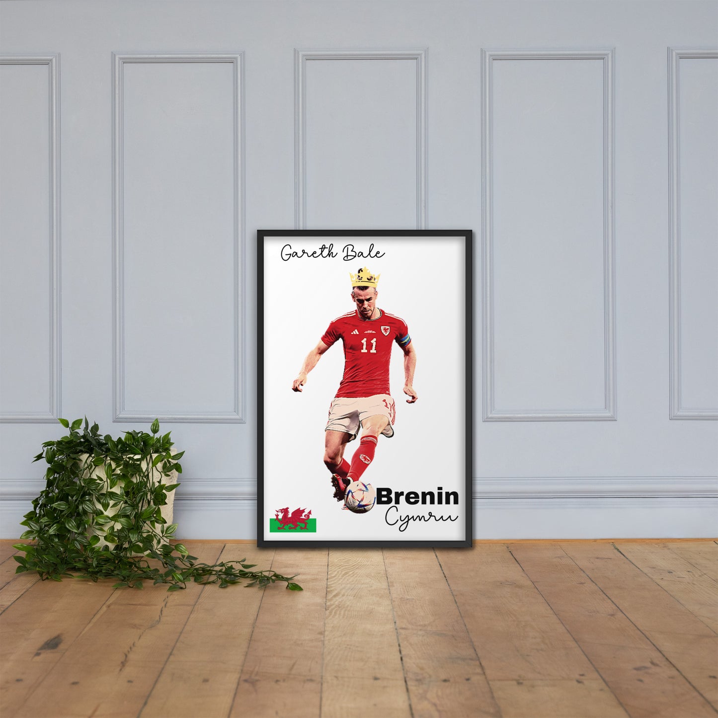Brenin Cymru - Framed photo paper poster