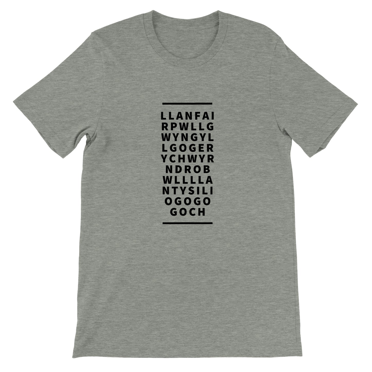 llanfairpwllgwyngyllgogerychwyrndrobwllllantysiliogogogoch - Premium Unisex Crewneck T-shirt