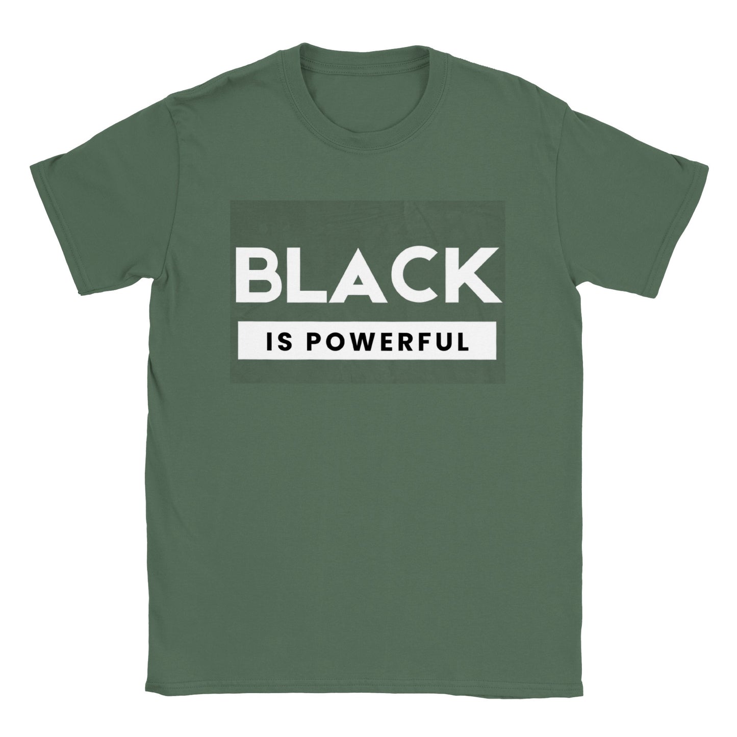 Black Is Powerful - Classic Unisex Crewneck T-shirt