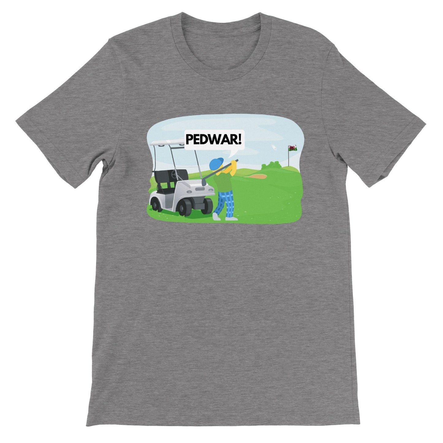 Pedwar! Inspired by Thomas Jones himself! - Premium Unisex Crewneck T-shirt