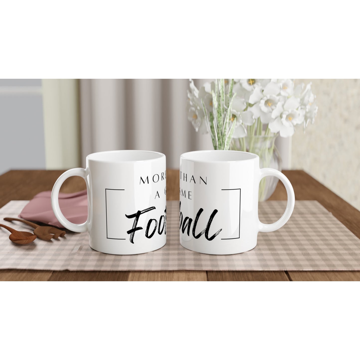 More Than A Game - White 11oz Ceramic Mug