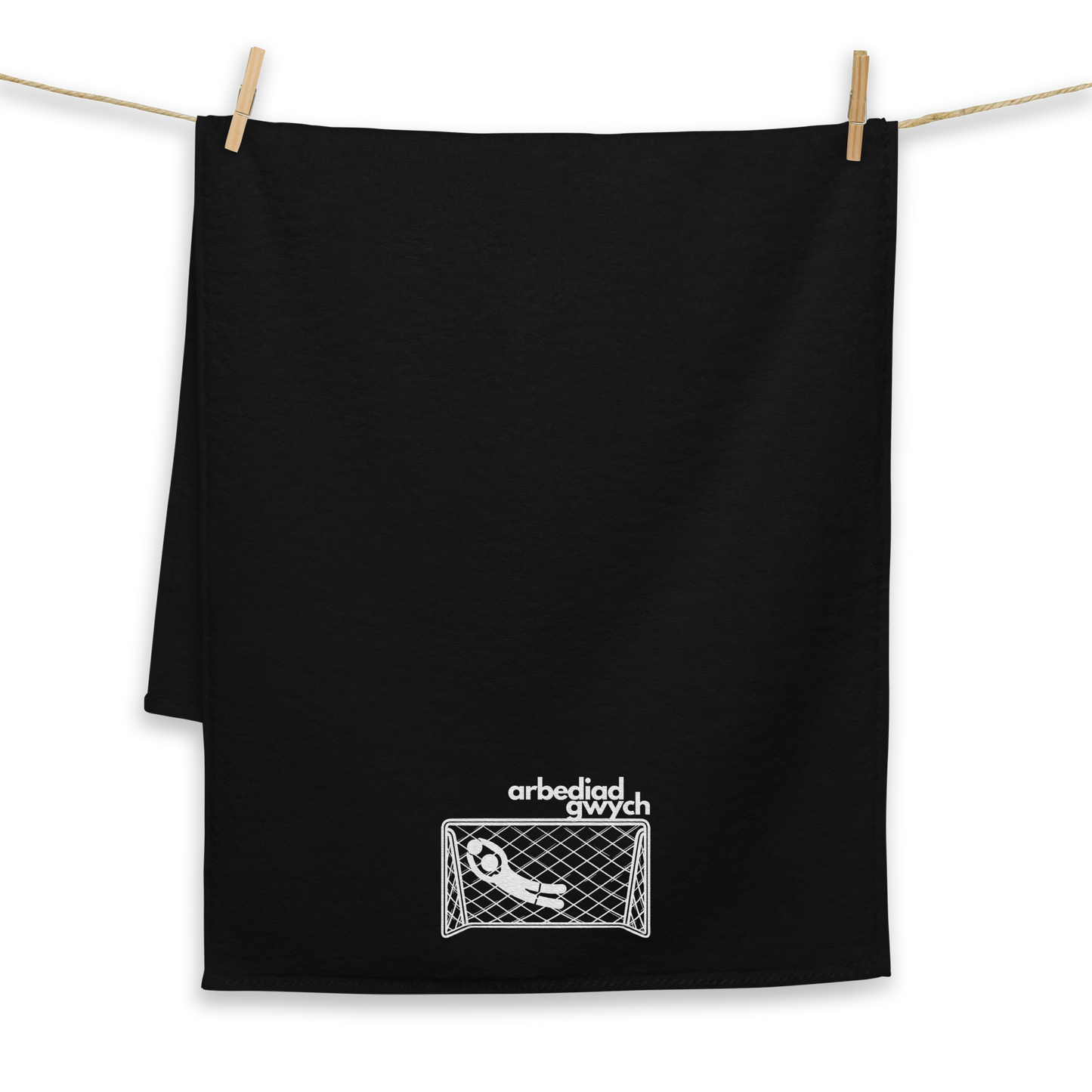 Arbediad Gwych! - Turkish cotton towel Black Du