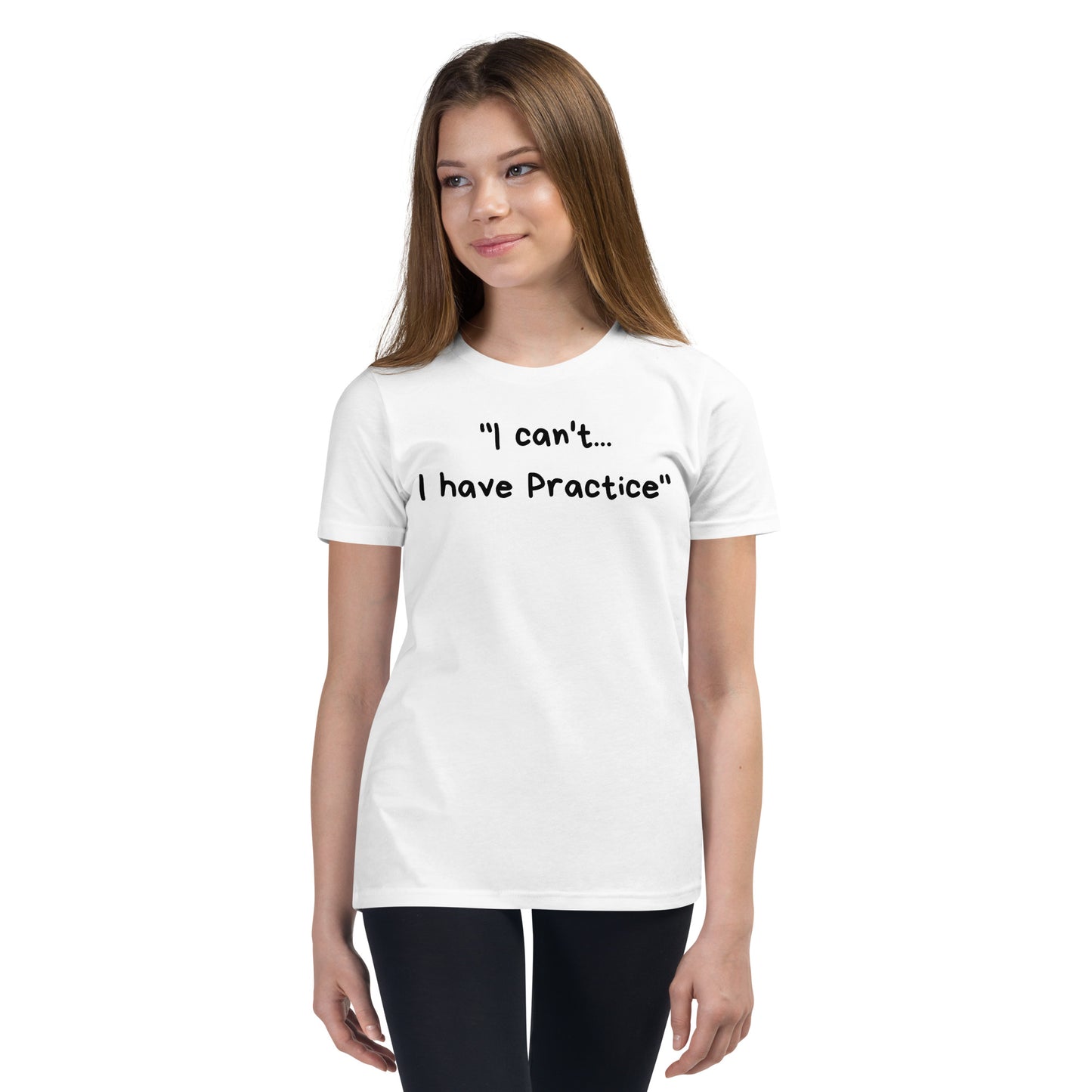 I Can't I Have Practice - Youth Short Sleeve T-Shirt