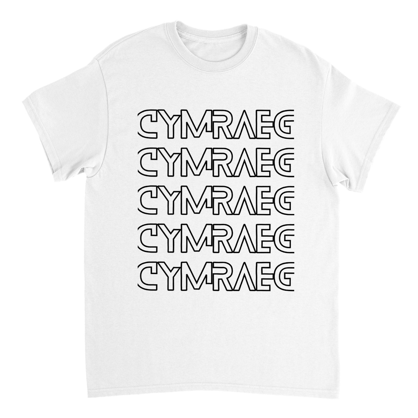 Cymraeg - Heavyweight Unisex Crewneck T-shirt