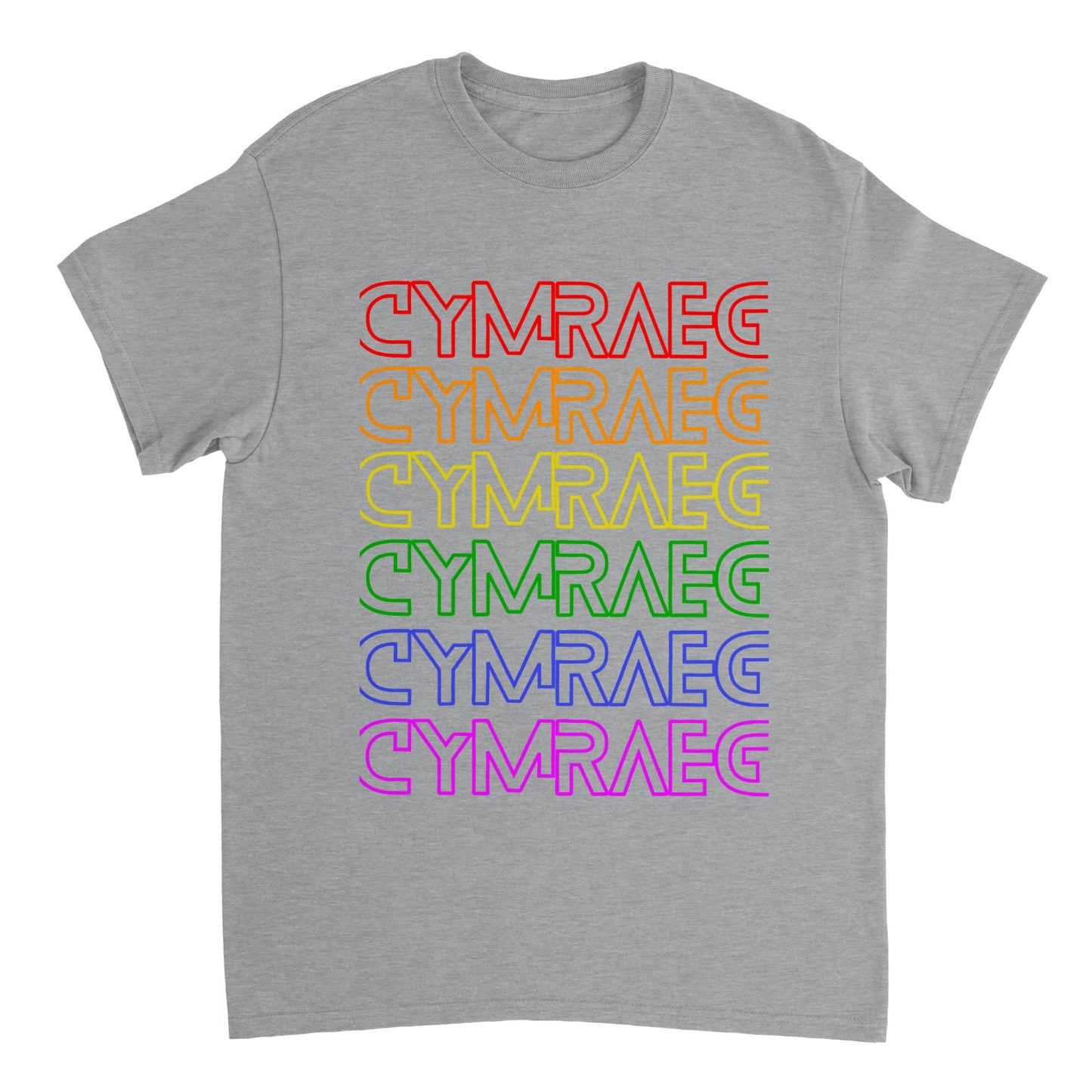 Cymraeg Pride - Heavyweight Unisex Crewneck T-shirt