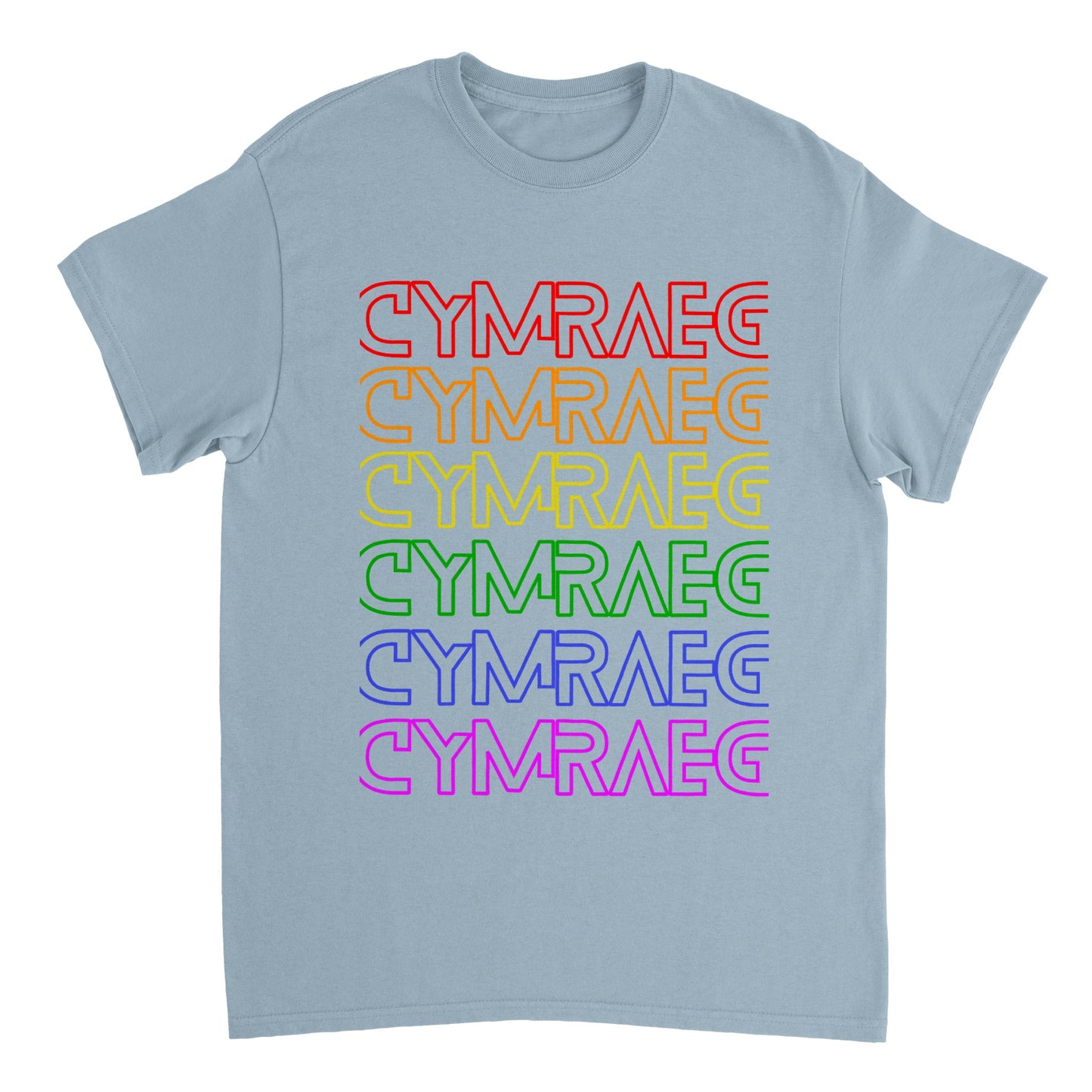 Cymraeg Pride - Heavyweight Unisex Crewneck T-shirt