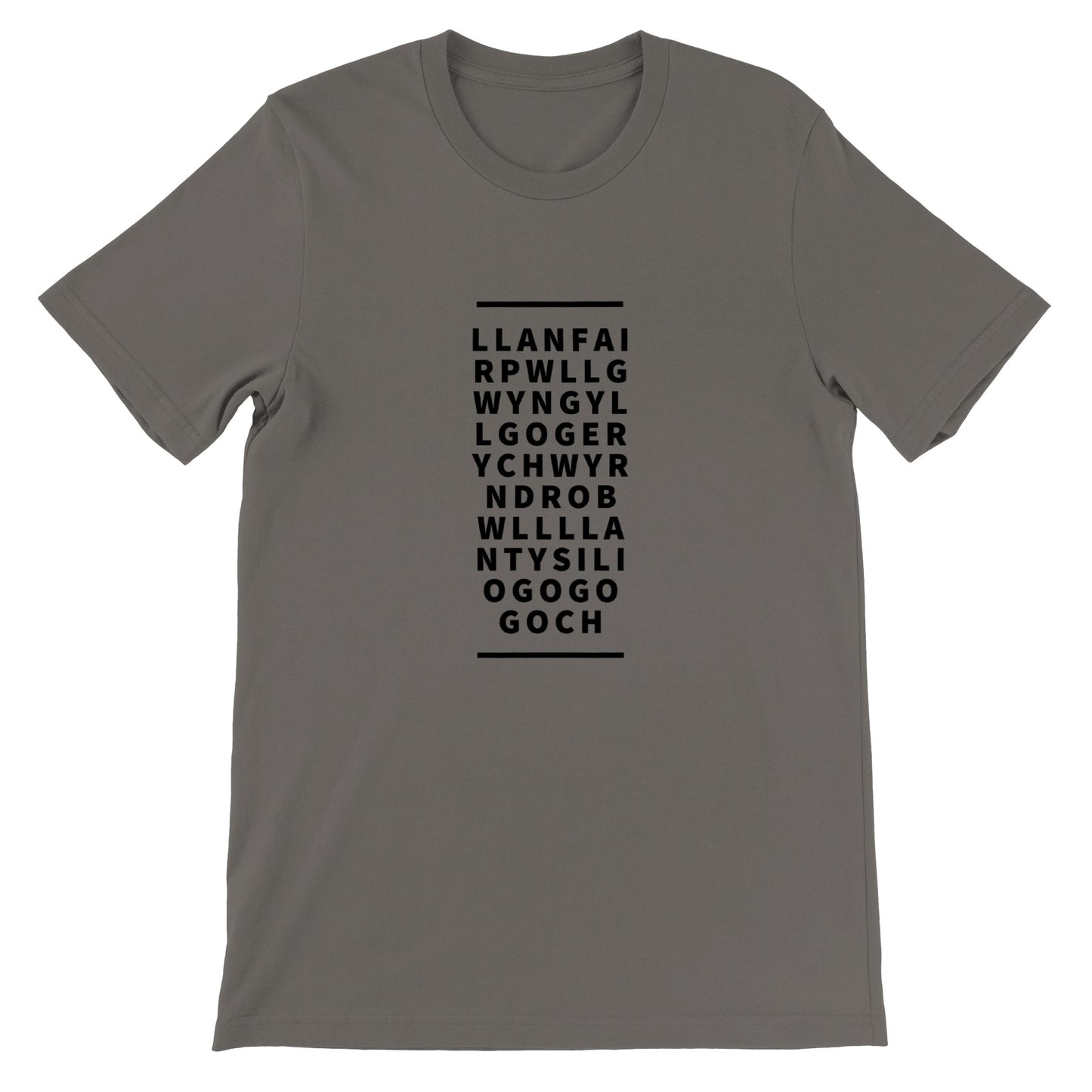 llanfairpwllgwyngyllgogerychwyrndrobwllllantysiliogogogoch - Premium Unisex Crewneck T-shirt