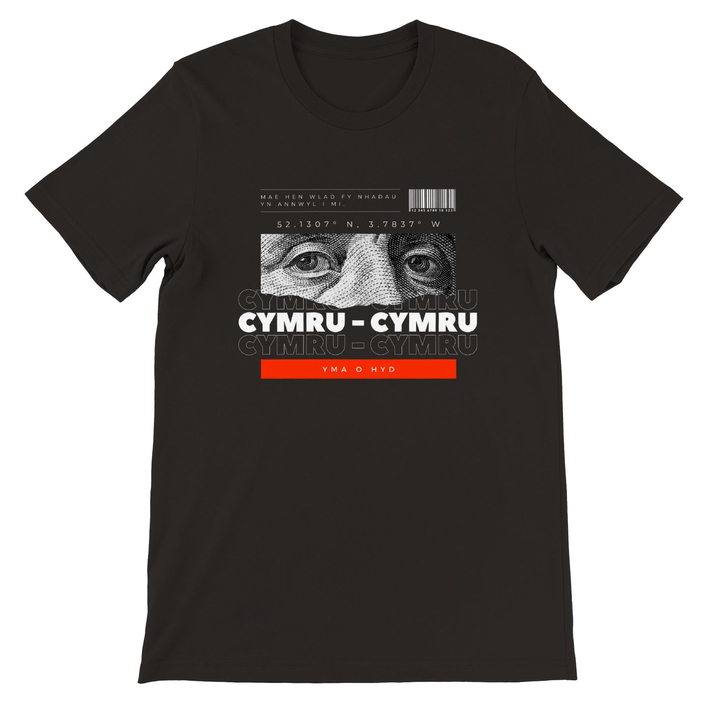 Cymru - Premium Unisex Crewneck T-shirt