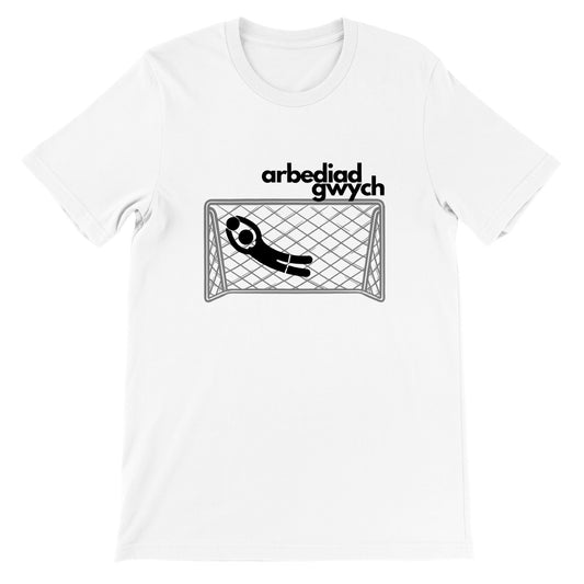 Arbediad Gwych - Premium Unisex Crewneck T-shirt