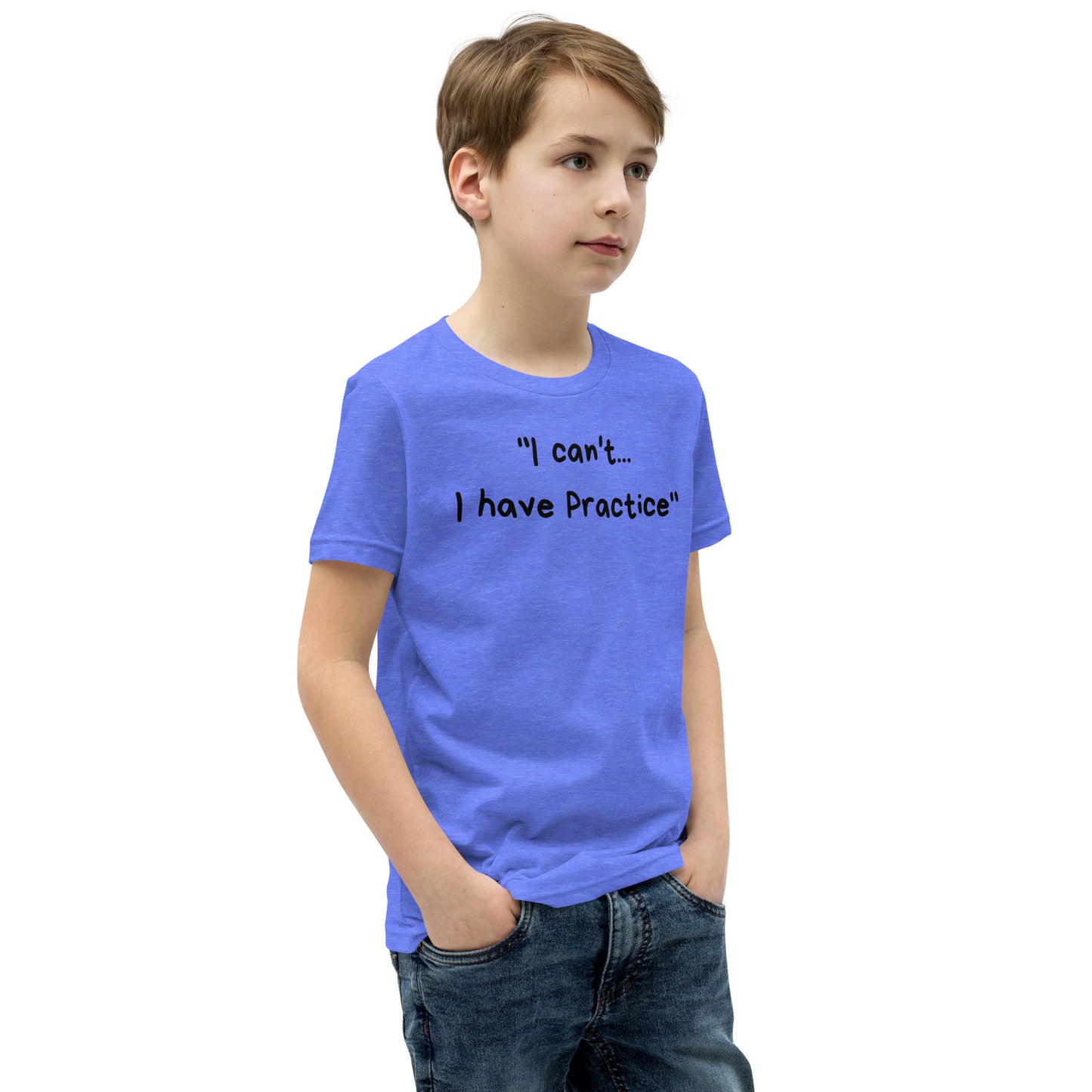 I Can't I Have Practice - Youth Short Sleeve T-Shirt